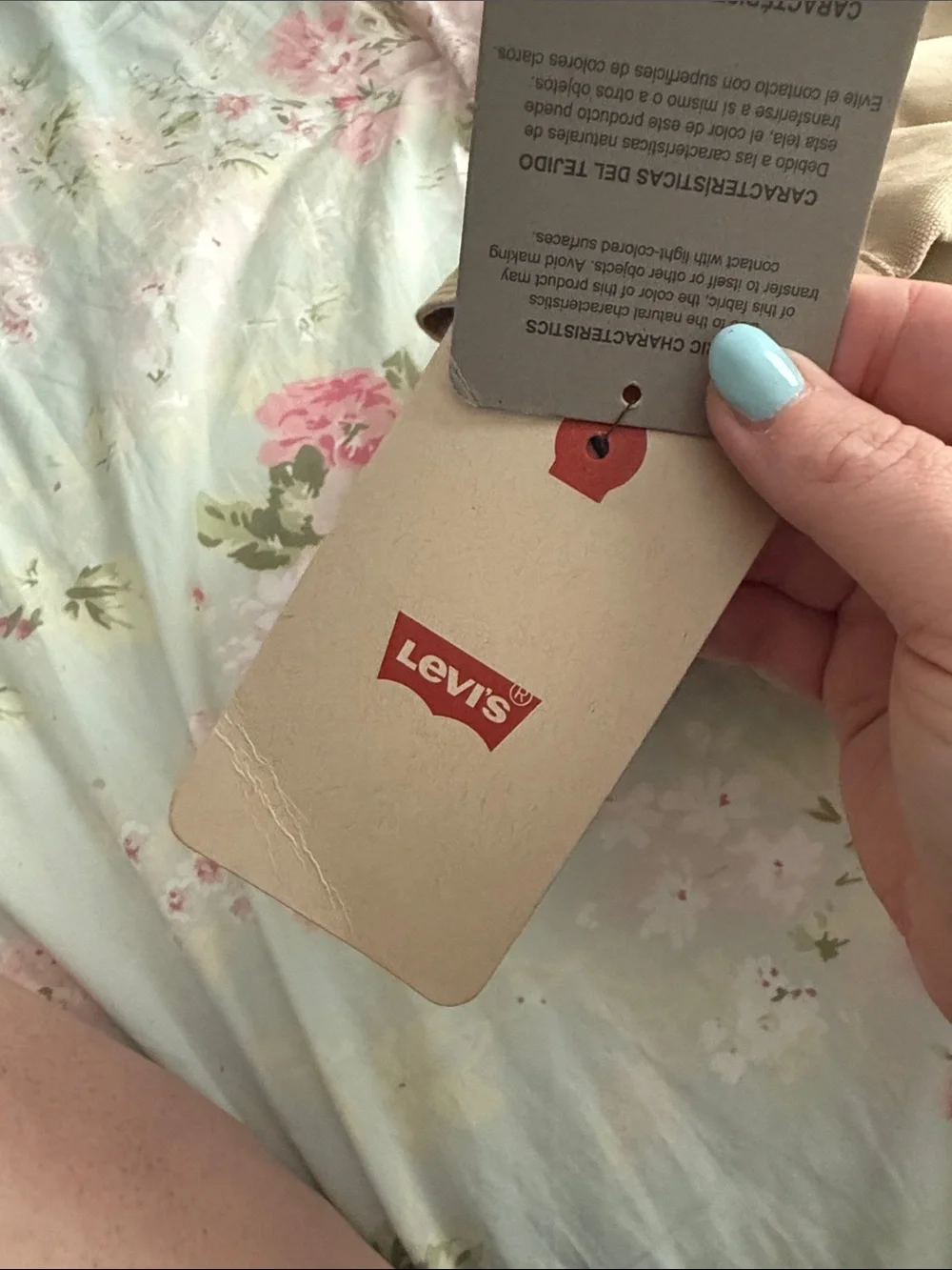 Levi's Khaki Jacket with Brown Corduroy Collar